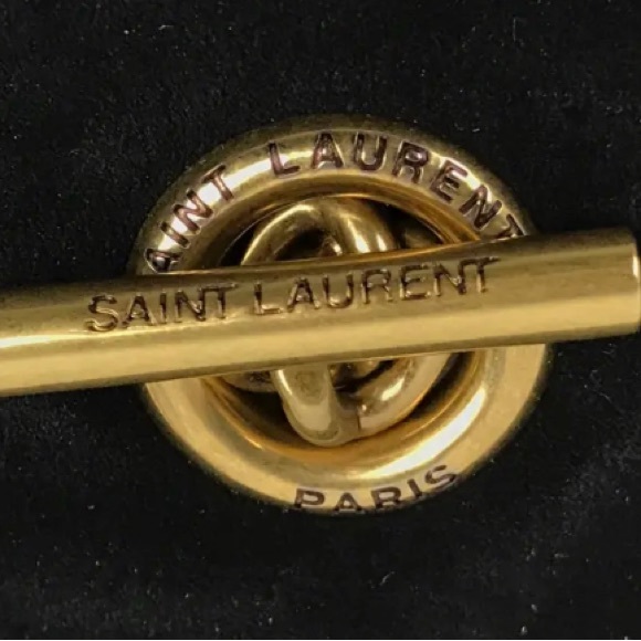 SAINT LAURENT YSL Black Reversible Medium Kate in Smooth Leather/Suede - Picture 12 of 14